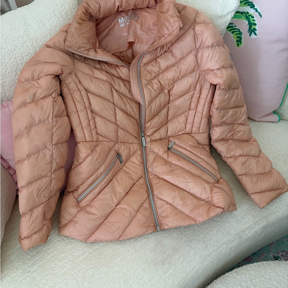 Michael Kors  Pink Quilted Jacket